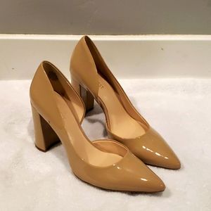Nude Nine West heels size 8